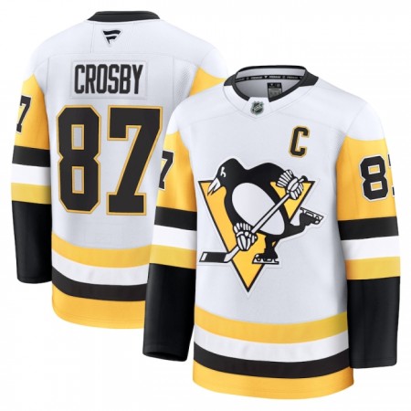 Pittsburgh Penguins tröja Fanatics Premium Sidney Crosby 2024-25 Vit Borta - NHL Tröjor Herr Pittsburgh Penguins tröja Fanatics Premium Sidney Crosby 2024-25 Vit Borta - NHL Tröjor Herr